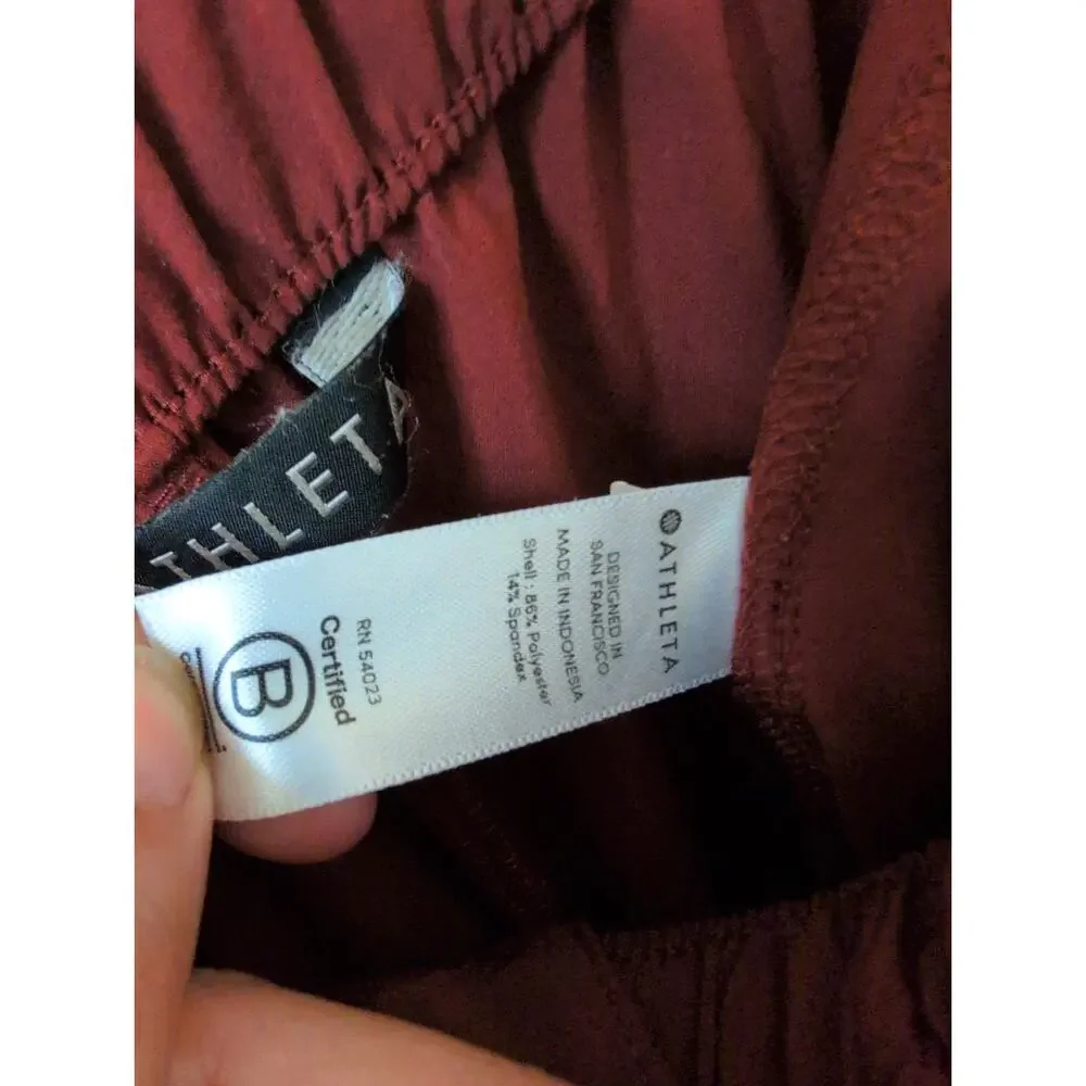 Athleta Skyline Pants Dried Cinnamon Size 8 (No Belt) - Picture 5 of 6